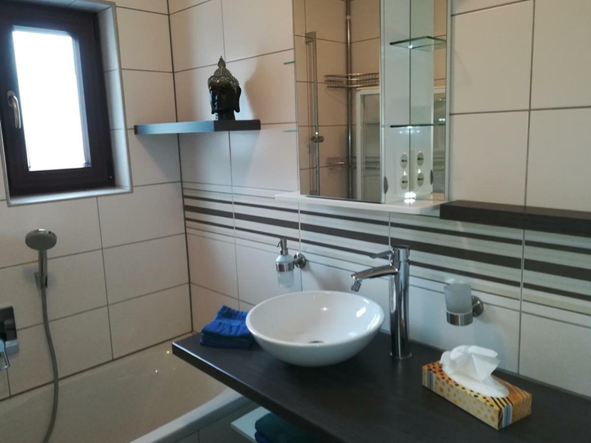 Die Galerie - Ferienwohnung Merkendorf  Bagian luar foto